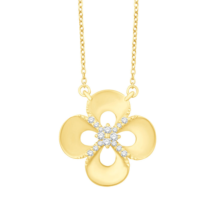 Yellow Gold Diamond Necklace