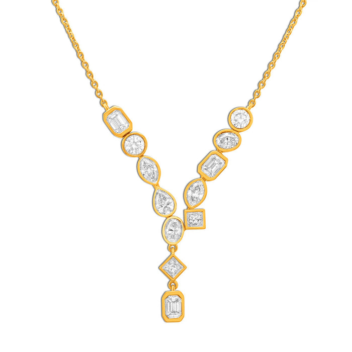 Yellow Gold Diamond Necklace
