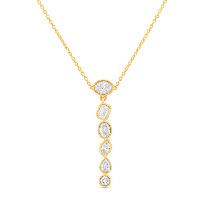 Yellow Gold Diamond Necklace