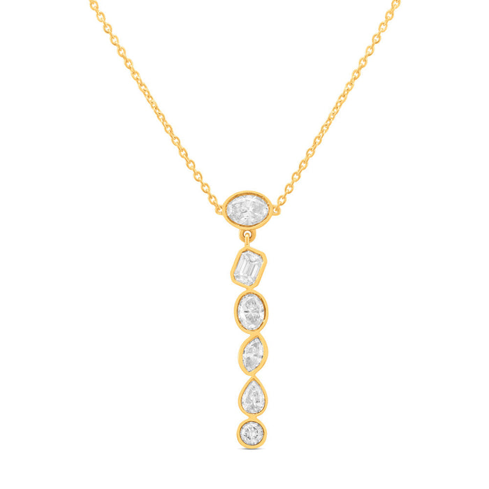 Yellow Gold Diamond Necklace