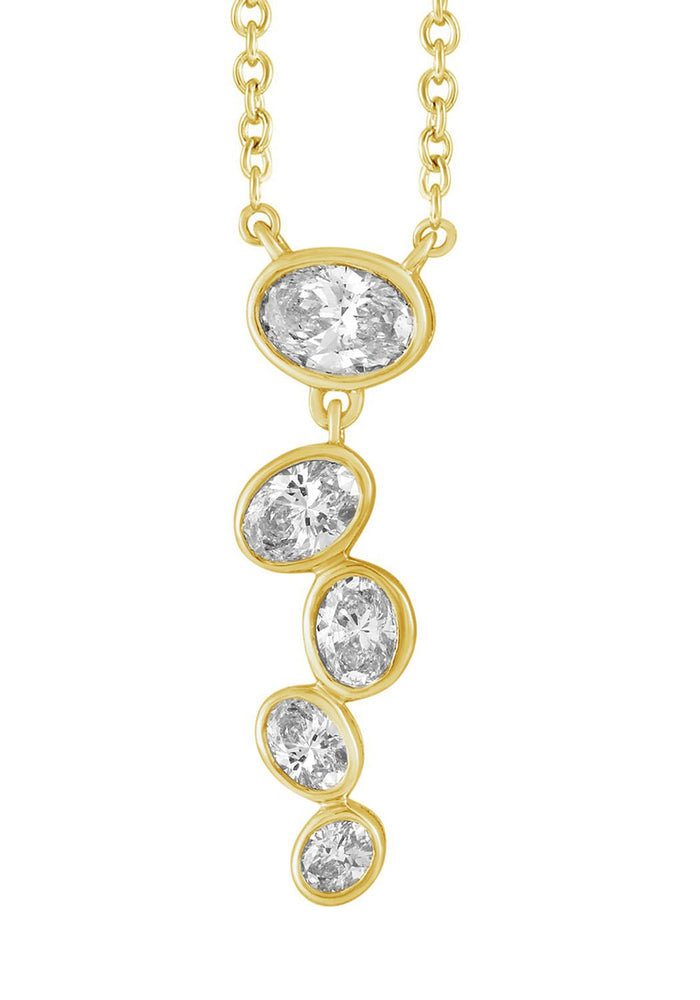 Yellow Gold Diamond Necklace