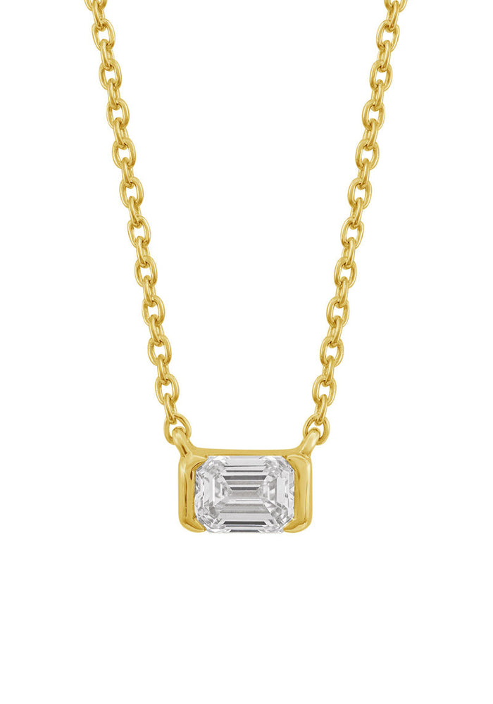 Yellow Gold Diamond Necklace
