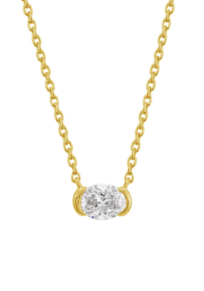 Yellow Gold Diamond Necklace