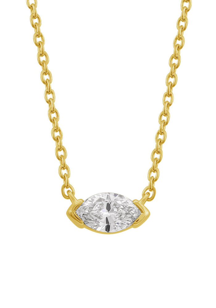 Yellow Gold Diamond Necklace