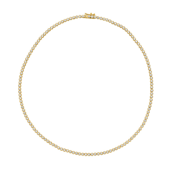 Yellow Gold Diamond Necklace