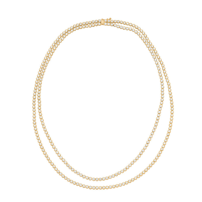 Yellow Gold Diamond Necklace
