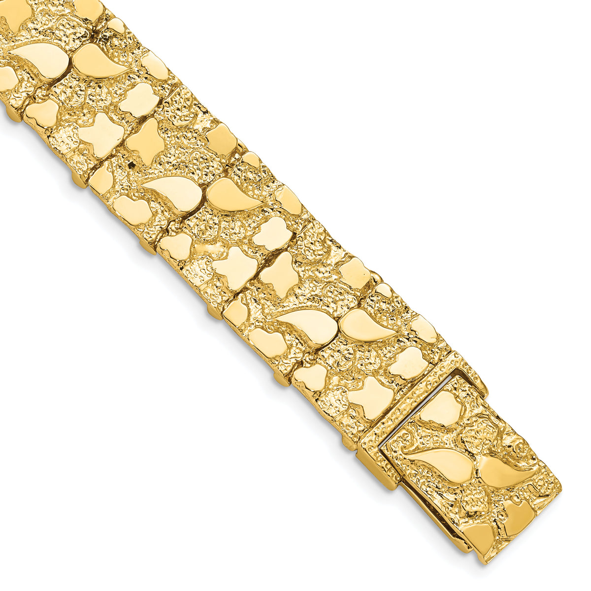 14k 15mm Nugget Bracelet-NB15-8