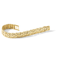 14k 15mm Nugget Bracelet-NB15-8