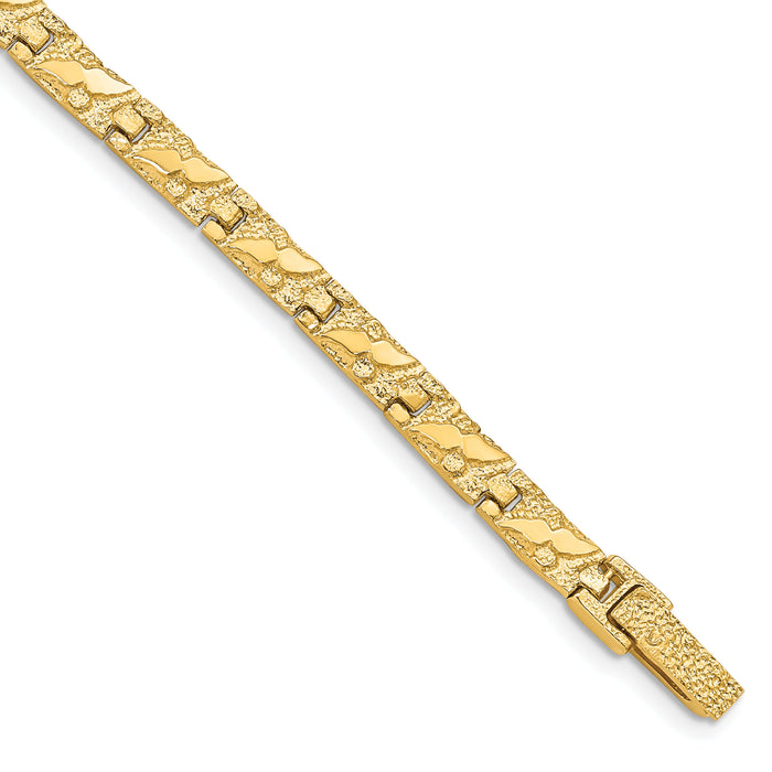 14k 5.5mm Nugget Bracelet-NB6-7