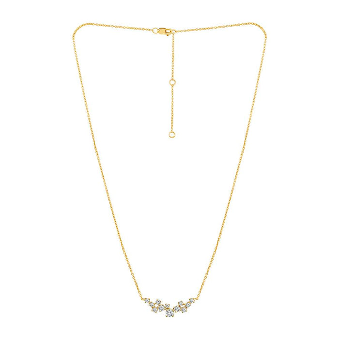 Diamond Fashion Necklace 0.25 ct tw 14k Yellow Gold-NF0896B56Y4