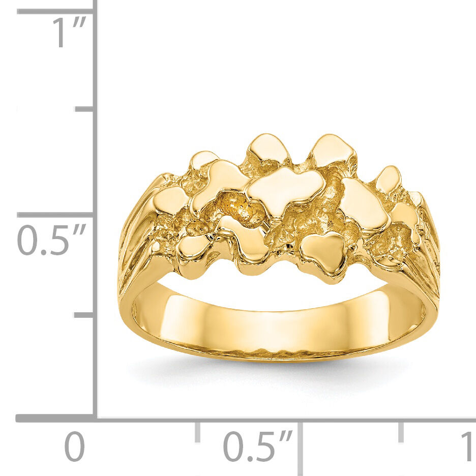 14k Nugget Ring-NR6