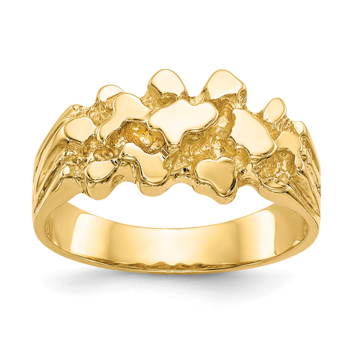 14k Nugget Ring-NR6