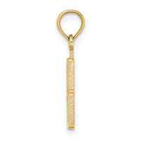 14k Polished Number 8 Pendant-NU08