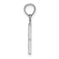 14kw Polished Number 13 Pendant-NU13W