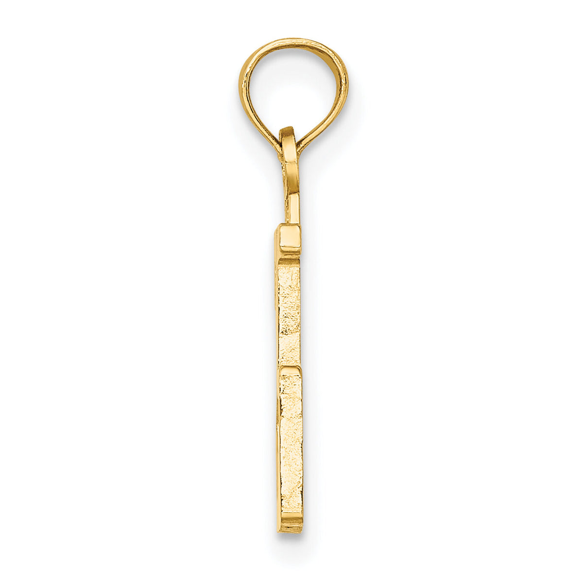 14k Polished Number 25 Pendant-NU25
