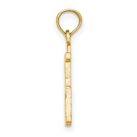 14k Polished Number 25 Pendant-NU25
