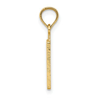 14k Polished Number 50 Pendant-NU50