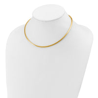 14k 3mm Lightweight Omega Necklace-ODL3-16