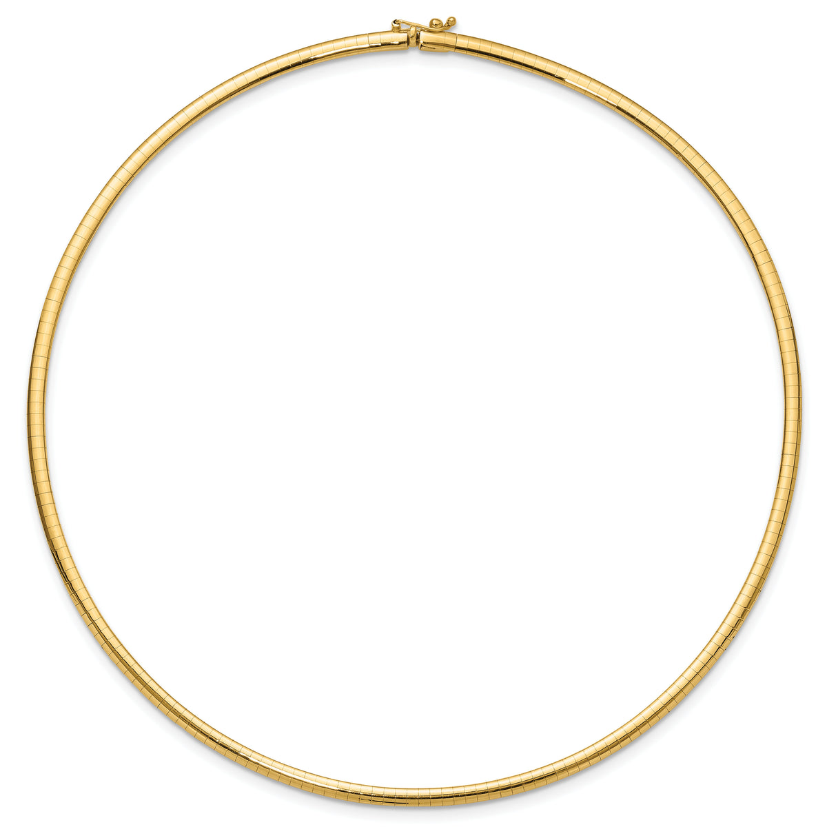 14k 3mm Lightweight Omega Necklace-ODL3-16