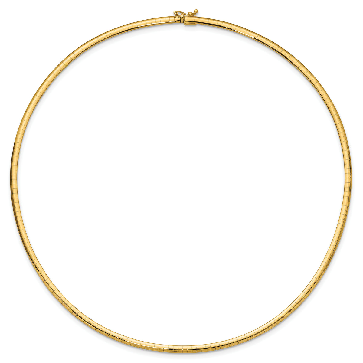 14k 3mm Lightweight Omega Necklace-ODL3-18