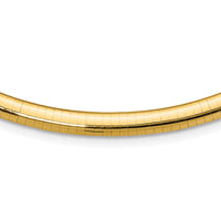14k 6mm Lightweight Omega Necklace-ODL6-18