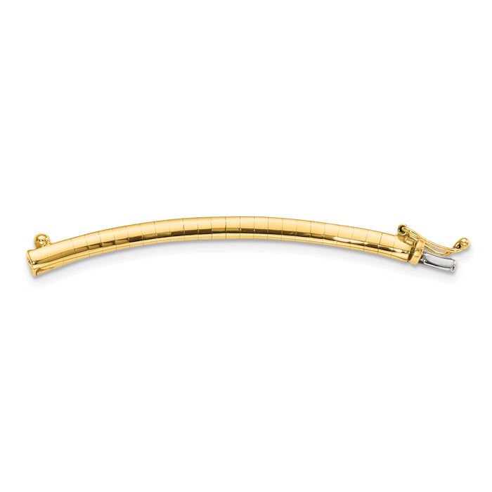 14k 3mm Lightweight Omega Extender for Necklace-ODLX3