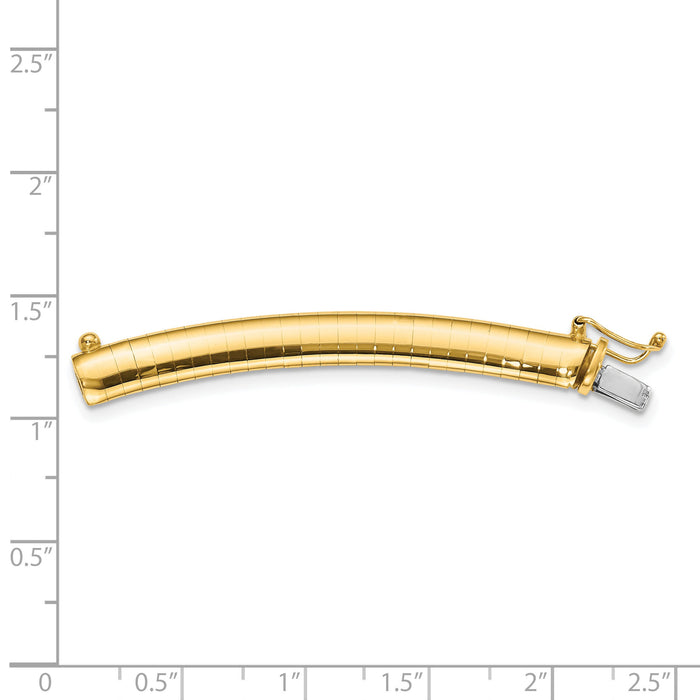 14k 6mm Lightweight Omega Extender for Necklace-ODLX6