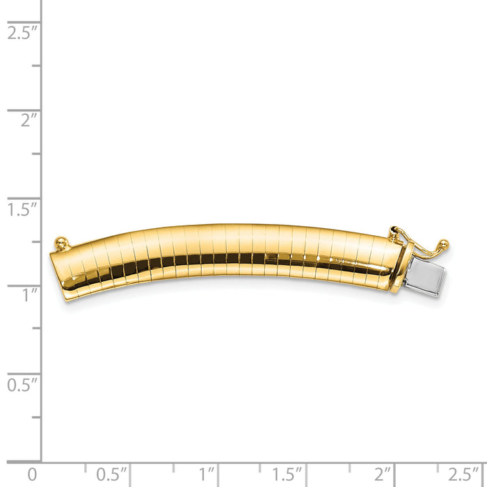 14k 8mm Lightweight Omega Extender for Necklace-ODLX8