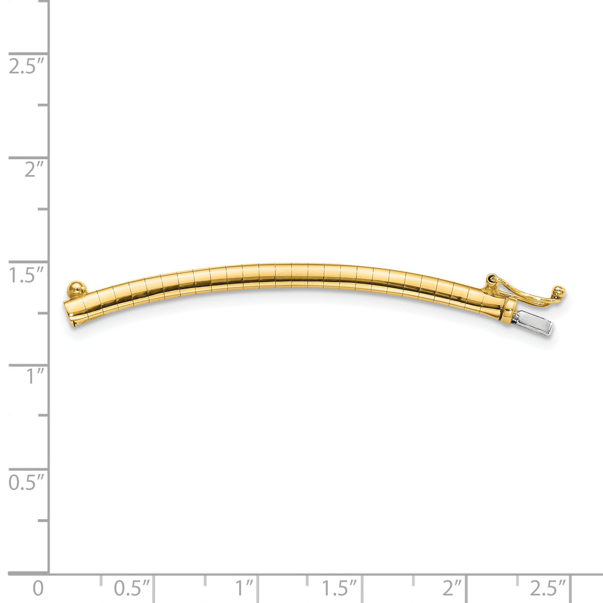 14k 3mm Omega Extender for Necklace-ODX3
