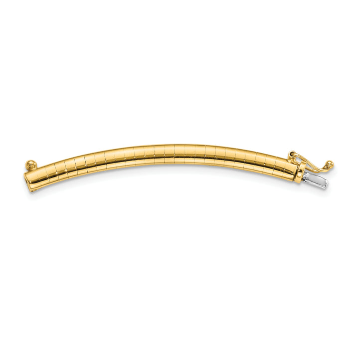 14k 4mm Omega Extender for Necklace-ODX4