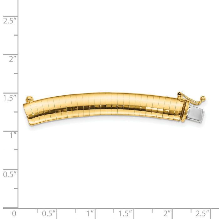 14k 8mm Omega Extender for Necklace-ODX8