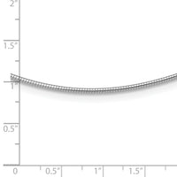 14K White Gold 1.4mm Round Omega-OM2W-18