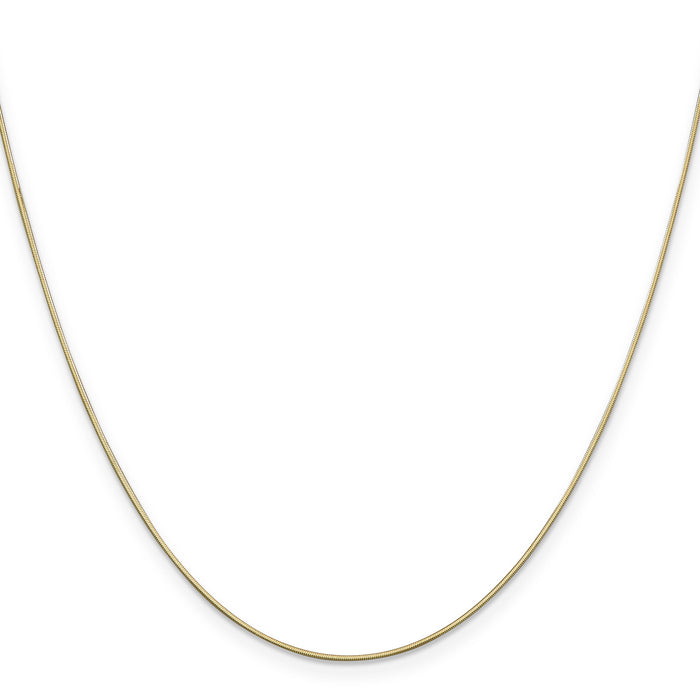 14k .6mm Octagonal Snake Chain-OSA080-16