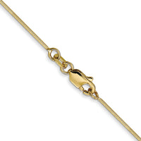 14k .6mm Octagonal Snake Chain-OSA080-24