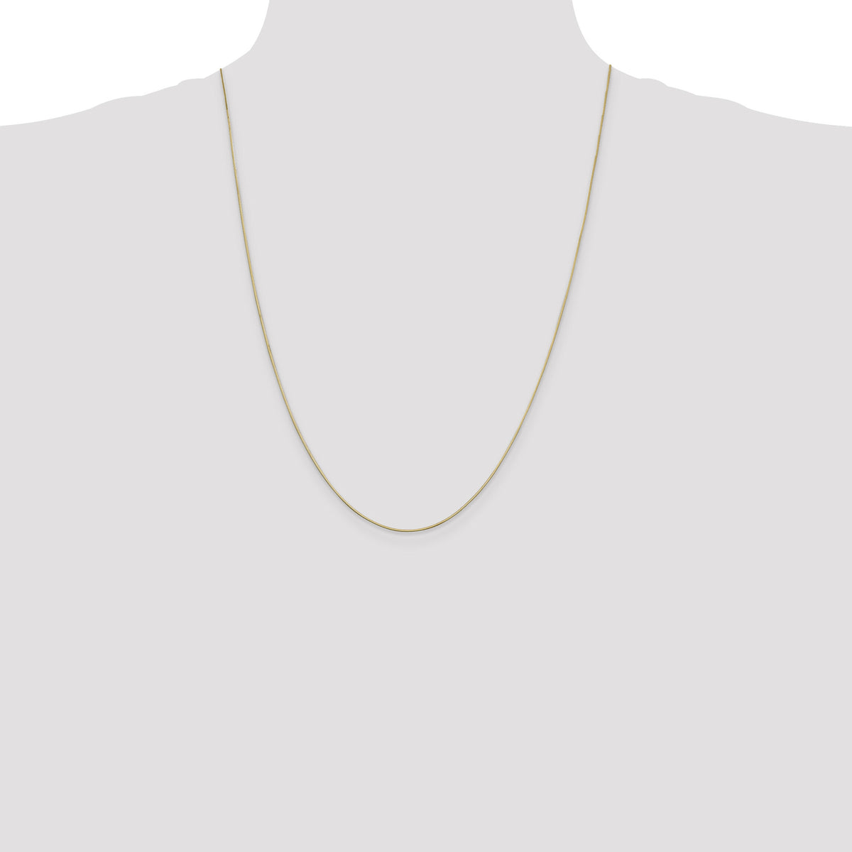 14k .6mm Octagonal Snake Chain-OSA080-24