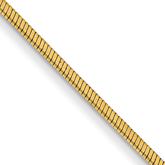 14k .6mm Octagonal Snake Chain-OSA080-18