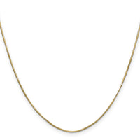 14k .8mm Octagonal Snake Chain-OSA100-18