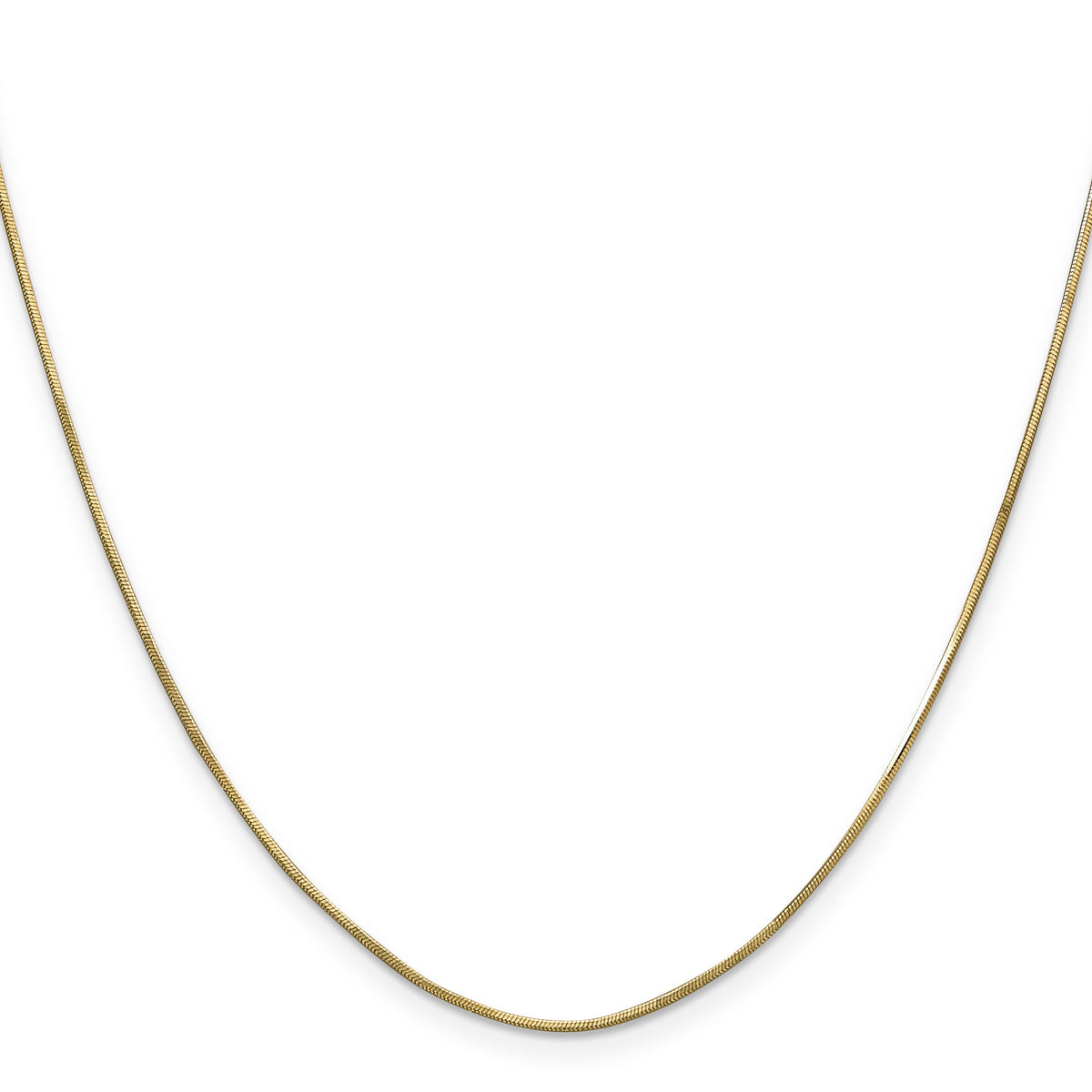 14k .8mm Octagonal Snake Chain-OSA100-20