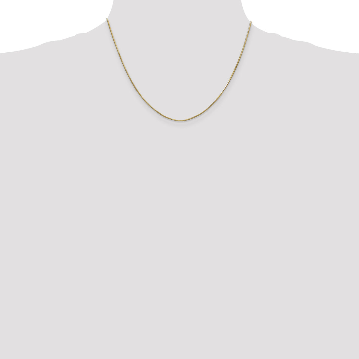 14k .8mm Octagonal Snake Chain-OSA100-18