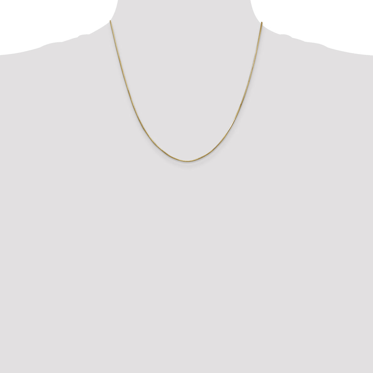 14k .8mm Octagonal Snake Chain-OSA100-20