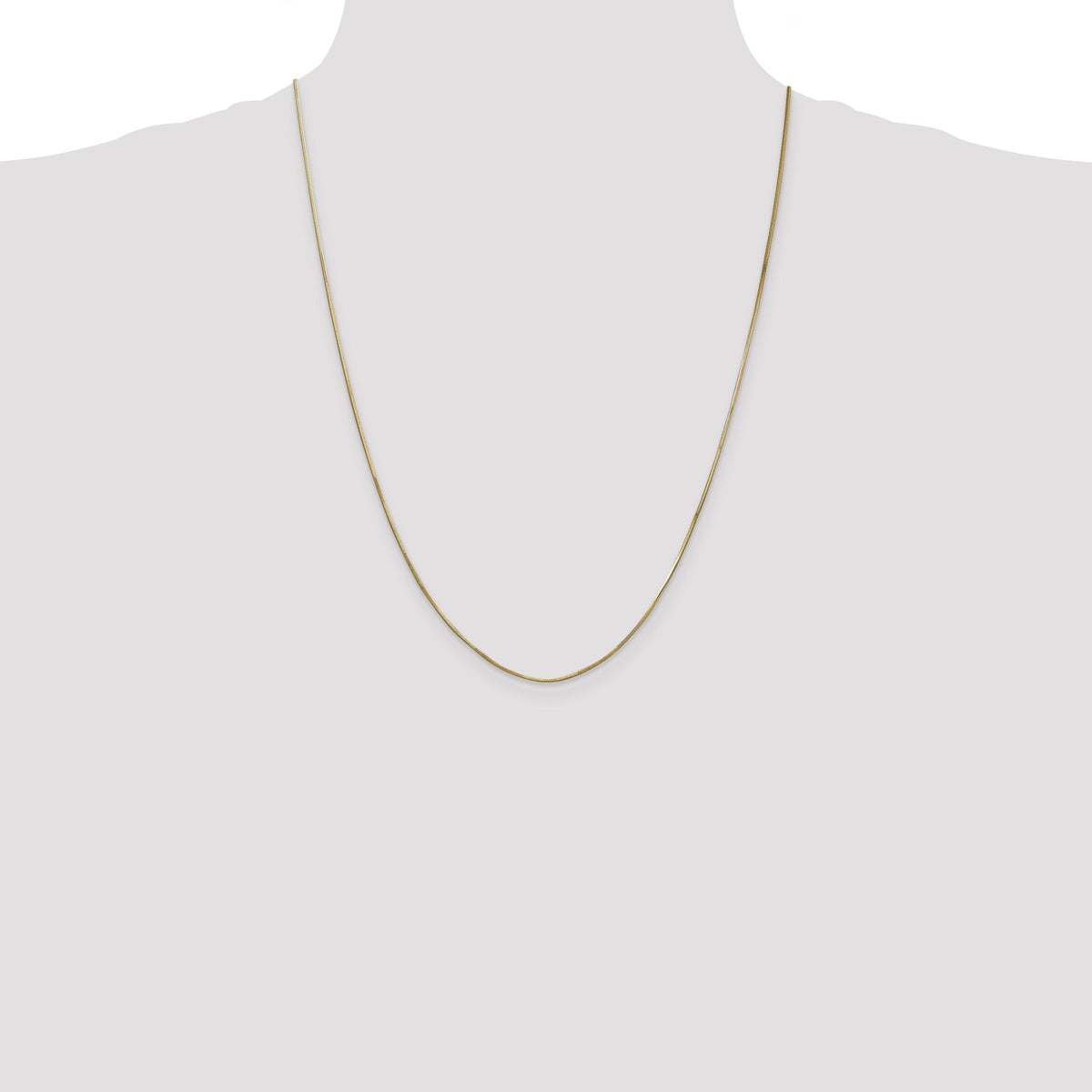 14k .8mm Octagonal Snake Chain-OSA100-24