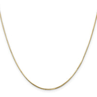 14k .9mm Octagonal Snake Chain-OSA120-18