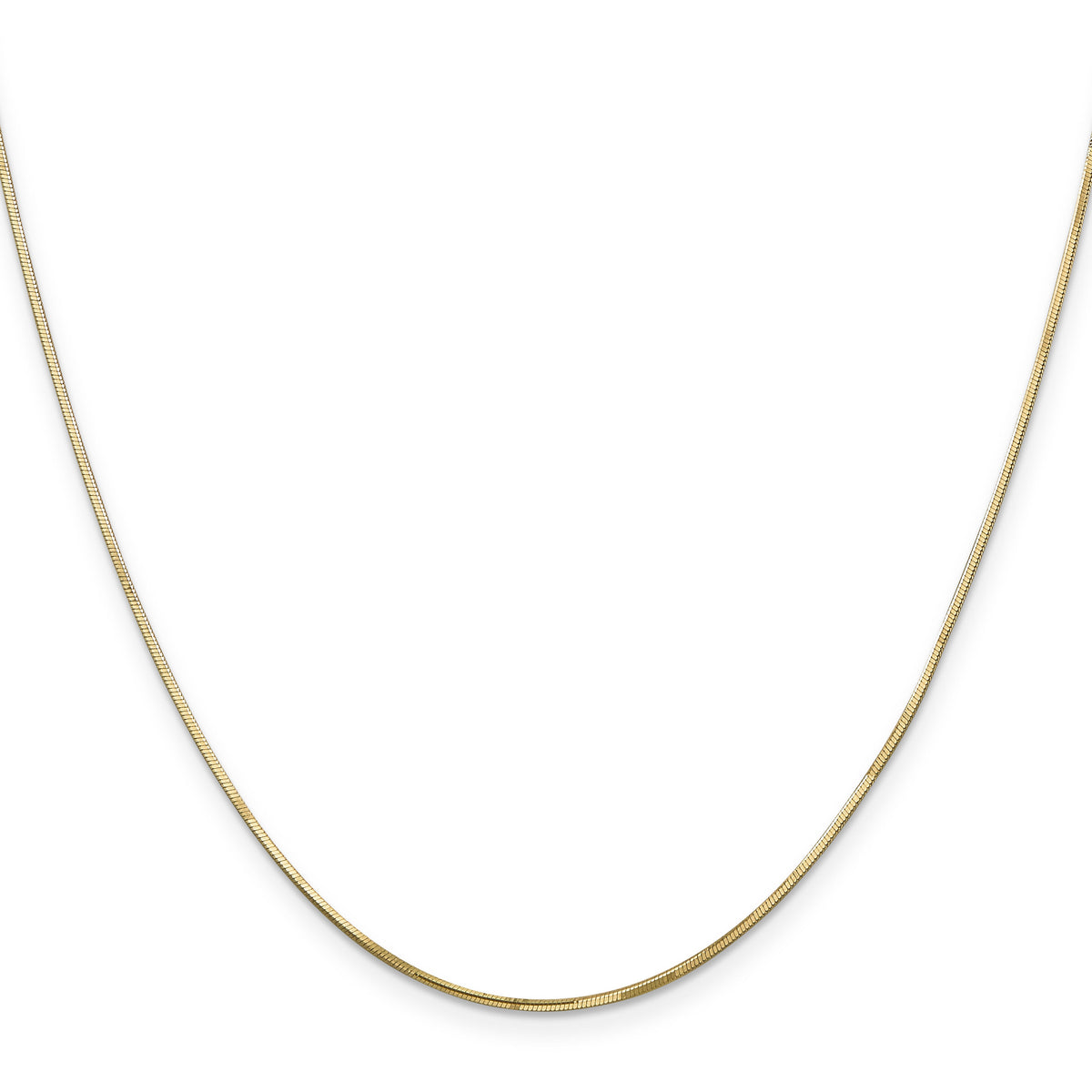 14k .9mm Octagonal Snake Chain-OSA120-30
