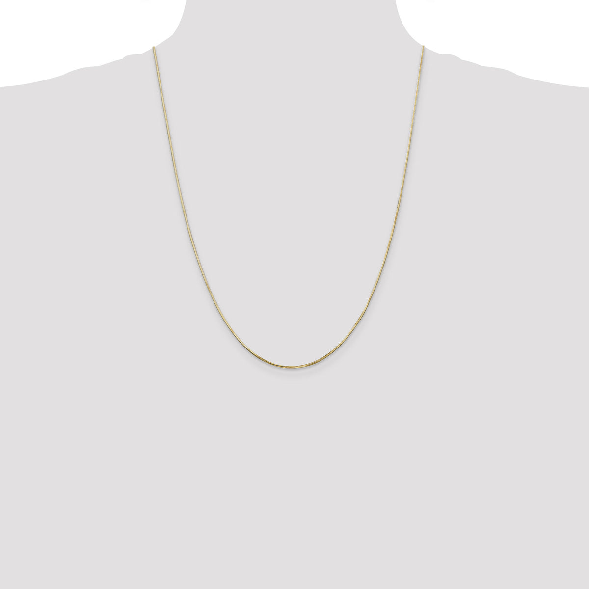 14k .9mm Octagonal Snake Chain-OSA120-24