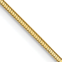 14k .9mm Octagonal Snake Chain-OSA120-20