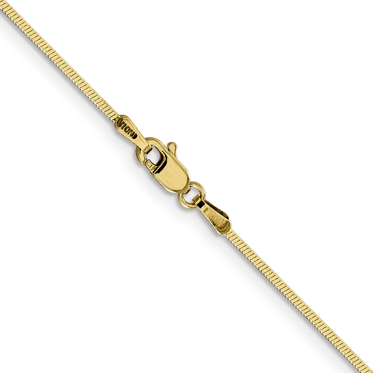 14k 1mm Octagonal Snake Chain-OSA150-24