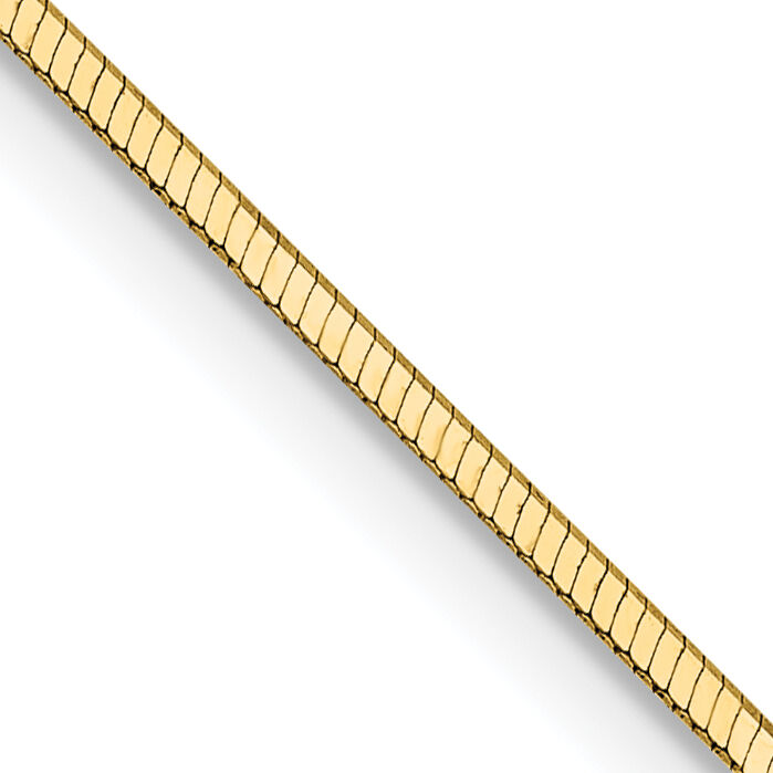 14k 1mm Octagonal Snake Chain-OSA150-20