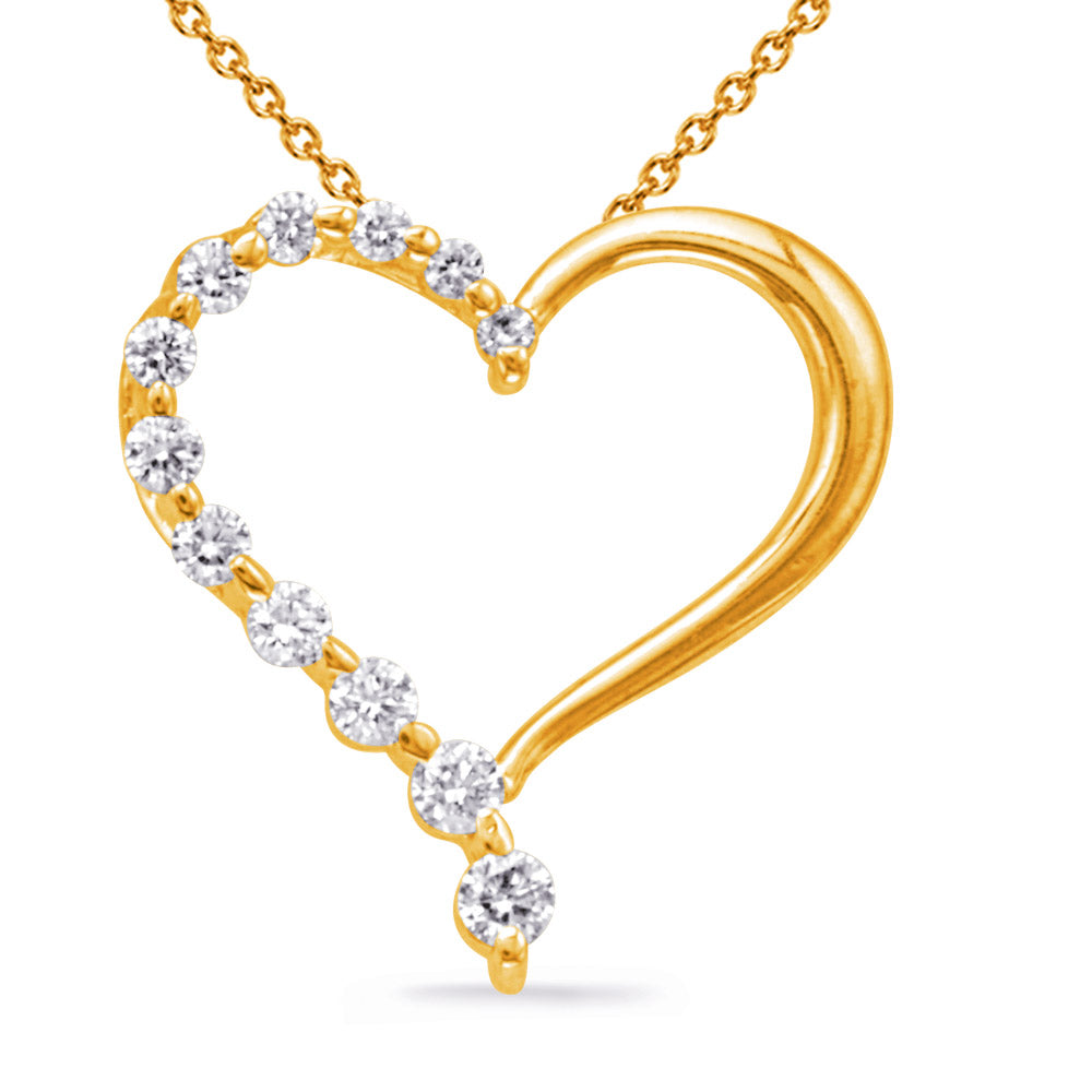 Diamond Heart Journey Pendant