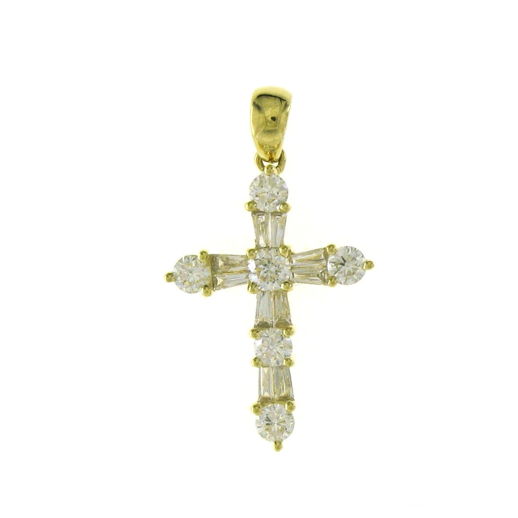 Yellow Gold Cross Pendant