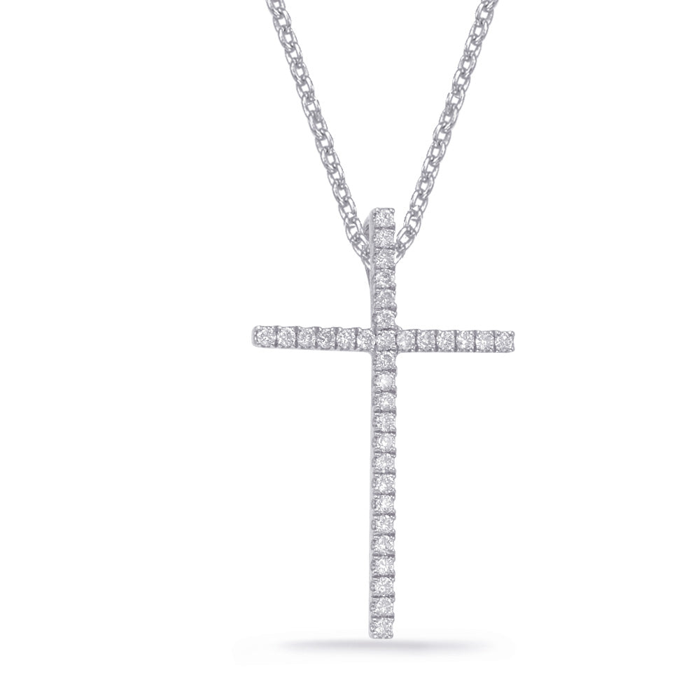 White Gold Diamond Pendant